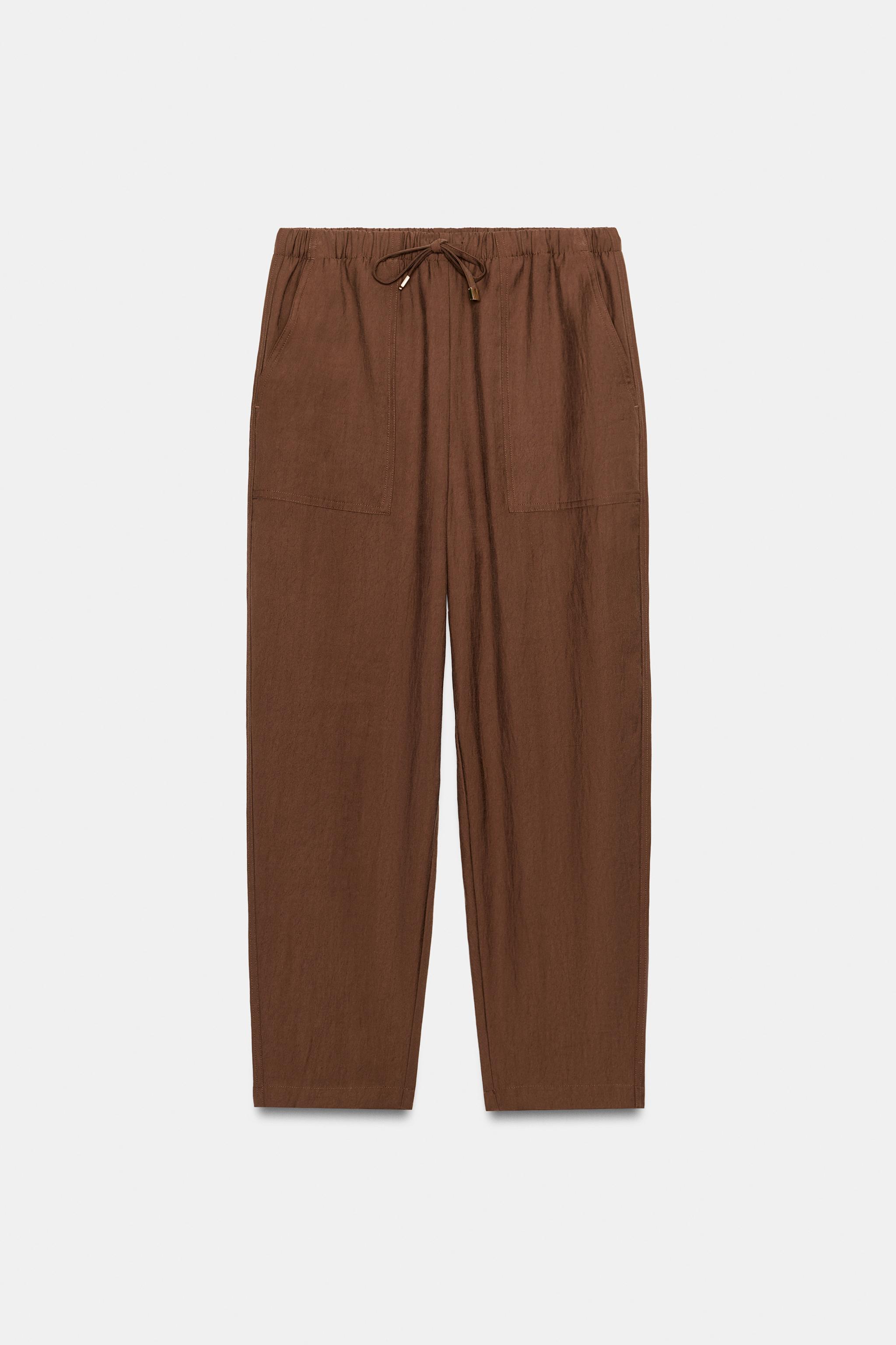 PANTALON À TAILLE ÉLASTIQUE